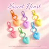 Estilo Coreano Hyuna Fresco Colorido Sino Pequeno Flor Chaveiro Presente Qixi Chaveiro Bolsa Acessório Feminino