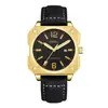 Reloj Cuadrado Personalizado Orsga para Hombre Nicho Calendario Fresco Fabricante Transmisión en Vivo Exportación Transfronteriza Reloj de Pulsera de Cuarzo para Hombre