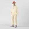 Outono e Inverno Novo Conjunto de Desenvolvimento Secundário Moletom com Gola Redonda Raglã Solto Placa Leve Tendência Estilo Casal Estilo de Hong Kong Casual