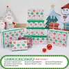 Caja de Regalo Hecha a Mano Navideña Decoraciones debajo del Árbol Juego de Siete Piezas Accesorios de Decoración para Ventana de Hotel y Centro Comercial Combinación de Adornos