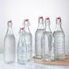 Nova Garrafa de Vidro Le Buckle 1L Garrafa de Vidro Enzyme Snap Garrafa de Vidro para Suco de Frutas Vinagre de Maçã Garrafa de Vidro com Tampa Articulada