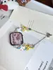 Correa de Metal con Cremallera de Cuerda Trenzada de Gatito de Verano Adecuada para Apple Watch Iwatch Generación 12 11/10 Ultrase