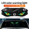 Bestseller transfronterizo: Luz solar para ventana de coche, luz triangular para ventana, luz de advertencia, luz ambiental decorativa, luz dinámica de ojo de diablo