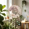 Colgante de atrapasueños con árbol de la vida de piedra preciosa natural de alta gama, decoración de pared con campanillas de viento coloridas, artículo popular transfronterizo