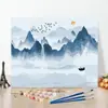 Precio de Fábrica al por Mayor DIY Pintura al Óleo Digital Acrílico Pintado a Mano Color al Óleo Sanación Escenario Nórdico Costero Arte de Pared Decorativo