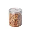 Lata en Espiral Grado Alimenticio Plástico PET para Mascotas Lata Sellada Transparente Botella de Plástico Lata de Almacenamiento para Snacks, Frutos Secos, Flores, Té