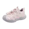 Zapatillas para niñas 2026 nuevas de primavera y otoño para niños, zapatos casuales de moda, transpirables, funcionales, de suela blanda para niñas