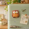 Ímã de geladeira de animal veado de desenho animado Decoração 3D para geladeira Novo modelo 2026 Quadro de avisos DIY Adesivo de mensagem