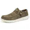 Mocasines Casuales para Pareja Transfronteriza, Zapatos de Lona, Zapatos Slip-On Perezosos, Zapatos Ligeros de Suela Gruesa para Mujer