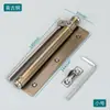 Cerrador de Puerta Sencillo de Acero Inoxidable para Puertas de Madera de Casa, Dispositivo de Cierre Automático con Amortiguador Ajustable, Cerrador de Puerta Engrosado Invisible