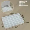 Caja de almacenamiento de plástico con cuentas de 10 compartimentos para tarjetas, caja de plástico con compartimentos transparentes de 15, 18, 20, 24, 32 compartimentos