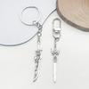 Colgante de espada aleatorio 10 espada pistola arco aleación de zinc accesorios de joyería retro diy colgante de moda europeo y americano