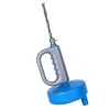 Desatascador de Alcantarilla Azul de Manivela Cable de Acero Resorte Desatascador de Tuberías 3m /Set