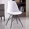 Cadeira de Jantar Minimalista Moderna para Uso Doméstico, Cadeira de Restaurante Estilo Nórdico com Almofada Macia e Encosto, Lazer Criativo Celebridade da Internet Ins Luxo Leve