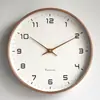 Reloj Estilo Tronco Colgante en la Pared 2025 Nuevo Reloj de Pared de Madera para el Hogar Reloj de Pared Simple Moderno para Sala de Estar Reloj Silencioso