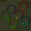 Pulsera de estrella de cinco puntas luminosa transfronteriza para niña, pulsera de hongo, cuentas de miyuki, princesa, joyería infantil, fabricantes de origen, venta al por mayor