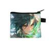 Bolsa para Monedas Serie Genshin Impact Mini Portátil para Niños Portatarjetas de Llave Bolsa de Almacenamiento para Estudiantes Cremallera Cartera Pequeña Venta al por Mayor