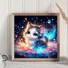 Amazon Mosaico Pintura de Diamantes DIY Color Gato Diamantes Completos Pintura de Pedrería Punto de Cruz Pintura Decorativa Lote de Fabricante Transfronterizo