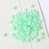 Cuentas de Imitación de Jade de Grava Acrílicas Asimétricas de 6x8 mm para Manualidades DIY, Cuentas Asimétricas de Imitación de Grava Natural, Cuentas Sueltas