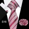Corbata azul de tres piezas para hombre, corbata formal, suministro directo de fábrica, transfronterizo