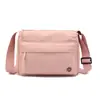 Bolsa Feminina Novo Estilo, Bolsa de Ombro de Nylon Multicamadas Casual para Viagem, Bolsa Transversal Leve Feminina Estilo Coreano Simples Atacado
