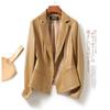 Blazer de Commuter para Mujer Chaqueta de Traje de Manga Larga Versátil Nuevo Estilo Primavera y Otoño 2026 Elegante Blazer Pequeño Tallas Grandes