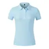 Polo de manga corta para mujer de piqué de cupro de 220 g, 40 unidades, con cuello camisero, ropa de trabajo, impresión de logotipo personalizable