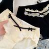 Ropa interior antibacteriana de algodón puro para mujer, estilo francés, con encaje dulce, estilo 2024.
