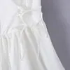 Ropa Femenina Transfronteriza Europea y Americana 2026 Moda Callejera Vestido Tanque Plisado Adornado con Lazo de Encaje para Mujer C27848