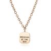 Fabricante Directo Collar Personalizado de Acero Inoxidable con Nombre en Letra Inglesa, Colgante de Cadena para Clavícula de Acero de Titanio para Mujeres