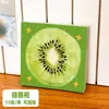 Notas Adesivas Criativas de Frutas Morango Kiwi Papel Adesivo Reutilizável Papel Adesivo para Estudo Papelaria Adesiva Notas Adesivas para Estudante