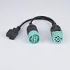 Adecuado para Cable de Conexión de 9 Pines para Detección de Línea de Diagnóstico Conector J1939 de 9 Pines