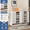 Porta doméstica externa sapateira multicamadas grande armário para sapatos corredor interno bambu simples novo 2024 entrada