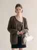Suéter de Punto Casual Holgado con Mangas Murciélago y Cuello Asimétrico para Mujer, Top Versátil 2340