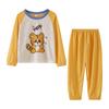 Pijamas de primavera y otoño para niñas Traje de manga larga para niños Ropa de casa linda para niñas medianas y grandes Ropa exterior para padres e hijos