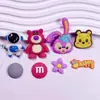 Borracha Macia Ursinho Pooh e Urso Lots-o Boneca Acessórios DIY Capa de Celular Caixa de Papelaria Patch de Decoração Fivela de Sapato Transfronteiriço
