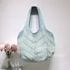 Nova Bolsa de Tricô Versátil Retrô para Mulheres Verão Casual para o Trabalho Bolsa de Palha Trançada Estilo Resort à Beira-Mar Bolsa de Praia
