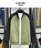 Chamarra sudadera para hombre con forro de polar, nuevo estilo otoño/invierno, cálida, con cuello alto, forro polar engrosado y diseño de cierre de cremallera, disponible para venta al por mayor