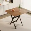 Mesa de comedor plegable, mesa de puesto portátil, mesa y silla plegables pequeñas simples, mesa cuadrada para dormitorio, mesa pequeña para uso doméstico, mesa de comedor