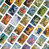 Conjunto Transfronterizo Nuevo de 36 Tarjetas de Pintura al Óleo de Paisajes Impresionistas y Florales, Tarjetas de Felicitación Decoradas con Texto, Conjunto de Tarjetas Postales Vintage