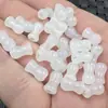 Cuentas Sueltas de Jade Sintético Jarrón de Jade Hetian Sintético Cuentas Sueltas Cuentas de Barril Accesorios para Jarrón de Jade Blanco Sintético Cuentas para Joyería Cuentas Sueltas Cuentas de Jade