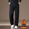 Pantalones de Punto de Sarga Engrosada para Otoño e Invierno de Comercio Exterior para Hombre Pierna Recta Adelgazante Resistentes a los Arañazos de Alta Calidad Resistentes al Desgaste Pantalones Casuales Hombre
