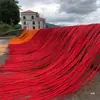 Tira de Bambú Teñida Tira Fina de Bambú Tira de Bambú para Bodas Material de Fabricación Decoración Tejida con Flores Arreglo de Boda