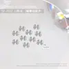 Accesorios para Uñas Lazo Metálico Cinta Oro Plata Blanco Aleación K Uñas Portátiles Accesorios de Lazo para Uñas