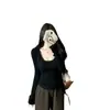 Nuevo conjunto de dos piezas de estilo coreano para otoño temprano, ajustado, para ir al trabajo: camisola y cárdigan de punto para mujer, directo de fábrica