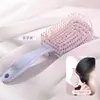 Pente Mágico de Camadas para Massagem no Couro Cabeludo, Pente Fofo Anti-Nós para Cabelo Molhado e Seco, Cabelo Macio, Pente Portátil Anti-Estático