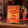 Pegatina para Teléfono del Dios de la Fortuna con Lindo Diseño de Buda - Definitivamente te Harás Rico, Ascenderás y Recibirás un Aumento de Sueldo. Souvenir Turístico de Zonas de Turismo Cultural y Creativo