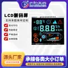 Tela de Código de Segmento LCD Instrumento Personalizado de Controle de Temperatura Display LCD Fonte de Alimentação de Armazenamento de Energia Tela Segmentada LCD de Código de Segmento Va
