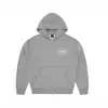 Sudadera con capucha Corteiz Alcatraz Estampado de letras Cierre de cremallera Estilo High Street Casual Patchwork Conjunto de moda