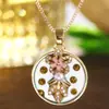 Colar de Pérolas Retro Francês Transfronteiriço Moda Vintage Pintura a Óleo Luxo Leve Estilo de Alta Qualidade Pingente Pingente Transfronteiriço